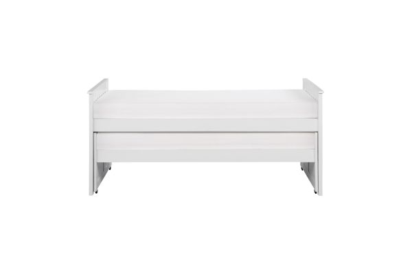 Galen White Trundle Twin/Twin Bed