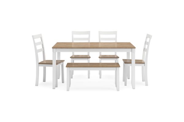 Gesthaven White 6-Piece Dining Set