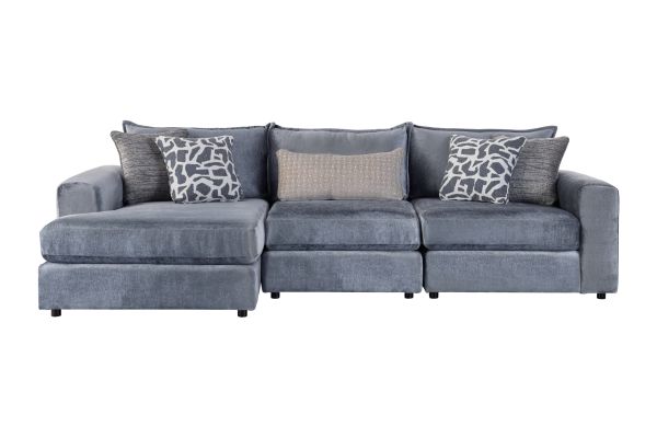DreamTwo Steel 3-Piece Sectional with Left Arm Facing Chaise