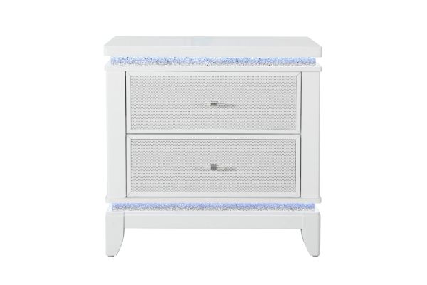 Alina White Nightstand