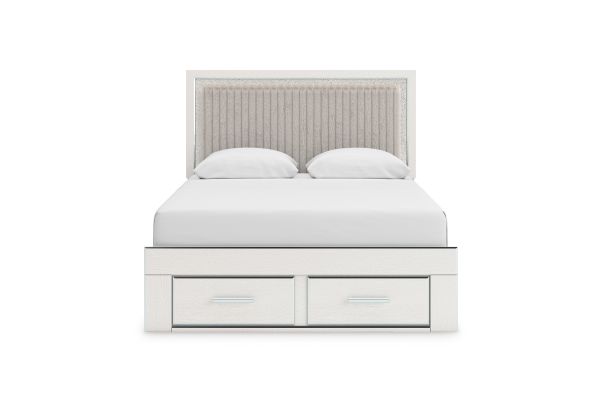 Zuraleus Queen Upholstered Panel Storage Bed