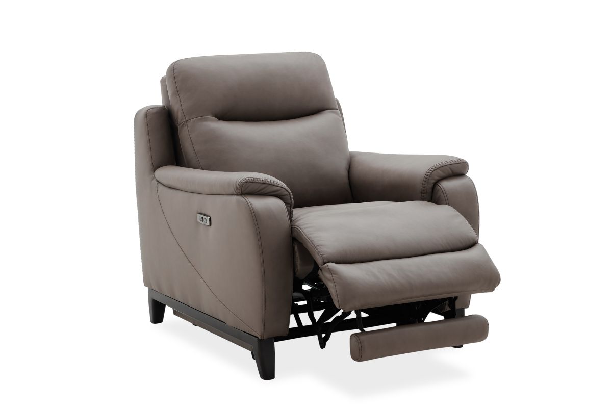 Marco Sable Dual Power Leather Recliner 3