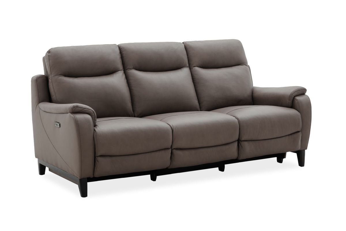 Marco Sable Dual Power Leather Reclining Sofa 2