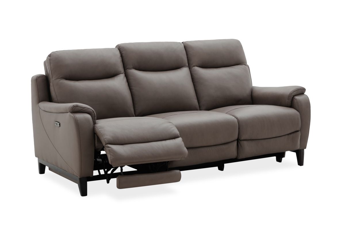 Marco Sable Dual Power Leather Reclining Sofa 3