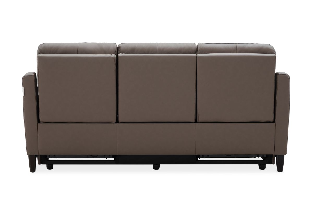 Marco Sable Dual Power Leather Reclining Sofa 5