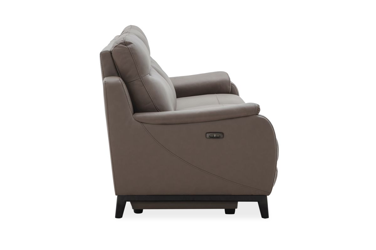 Marco Sable Dual Power Leather Reclining Sofa 4