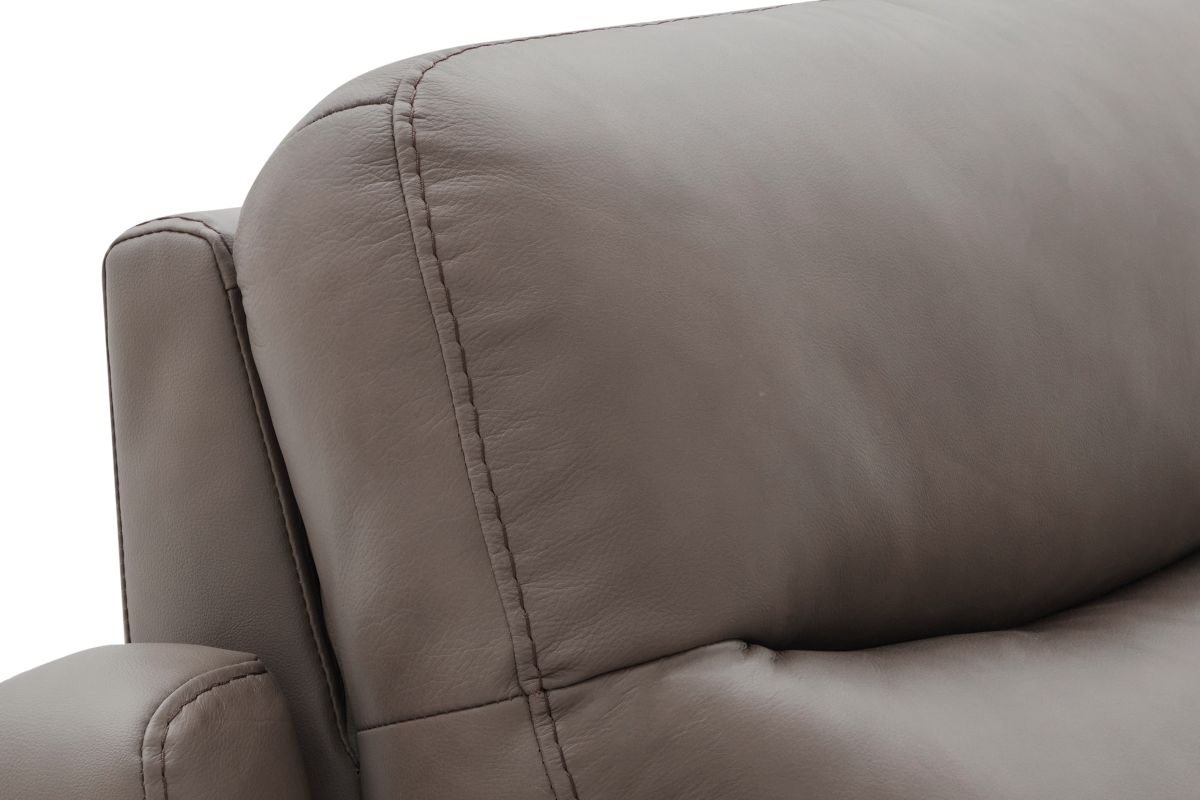 Marco Sable Dual Power Leather Reclining Loveseat 6
