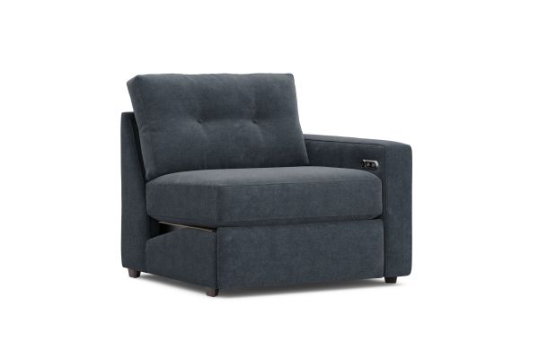 ModularOne Navy Right Arm Facing Power Recliner