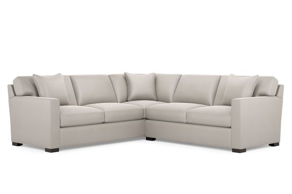 Harmonie Beige 2-Piece Sectional with Right Arm Facing Loveseat