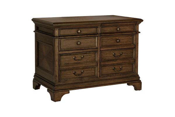 Hartshill 5-drawer File Cabinet - Burnished Oak