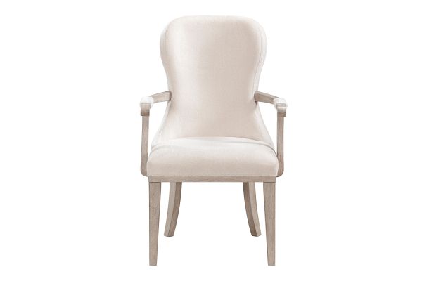 Lofton Light Gray Dining Armchair (Set of Two)