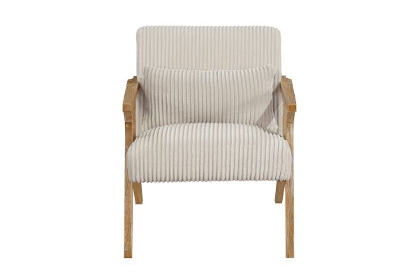 Nordic Cord Beige Accent Chair