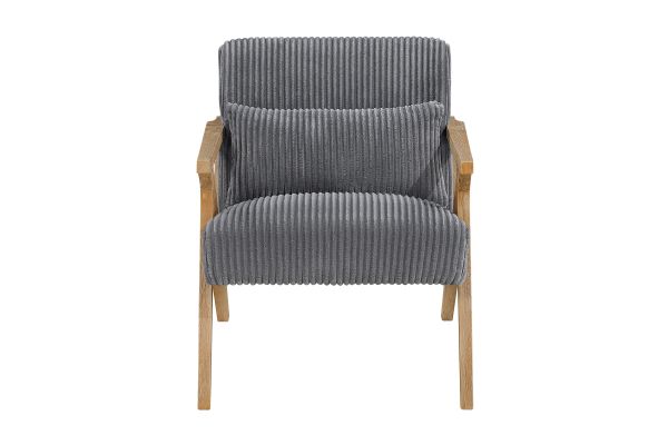 Nordic Cord Grey Accent Chair