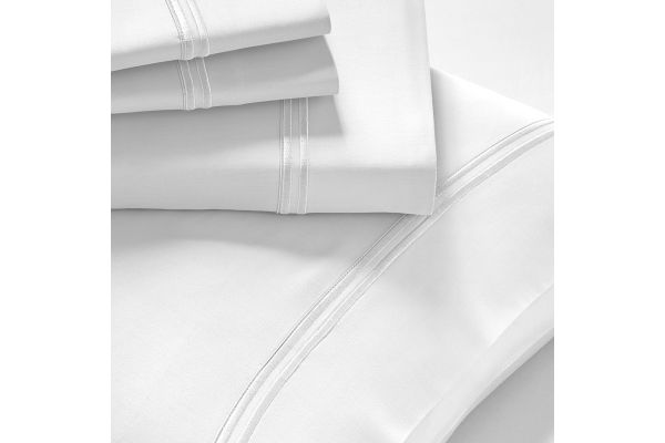 Premium Refreshing Tencel™ Lyocell Split California King Sheet Set - White