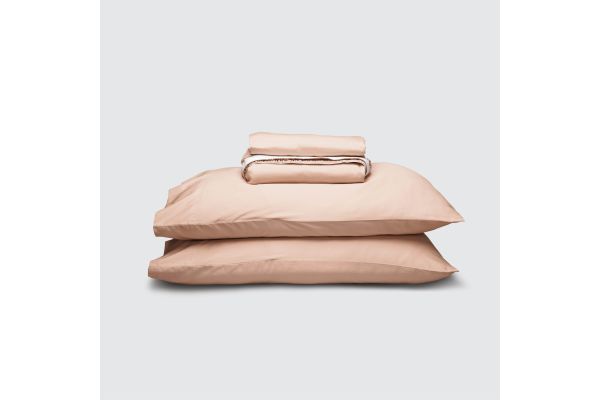 Weightless Cotton Split King Sheet Set - Blush Pink