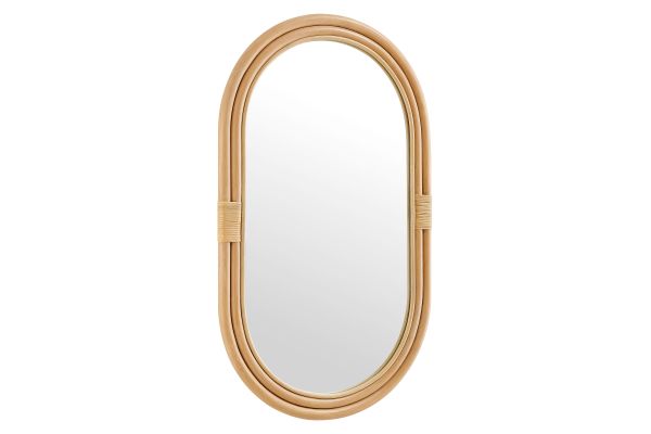 Corsica Oval Rattan Wall Mirror by Modway