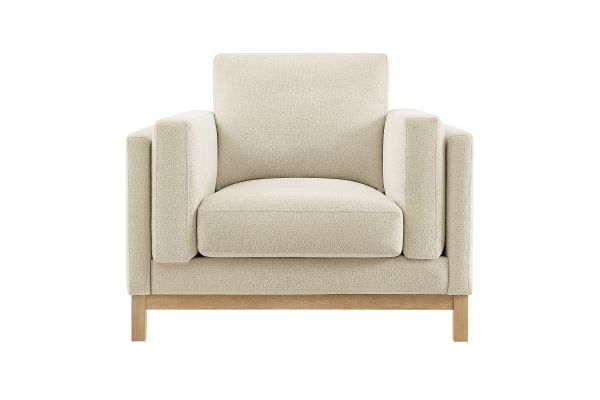 Roscoe Ivory Armchair by Modway
