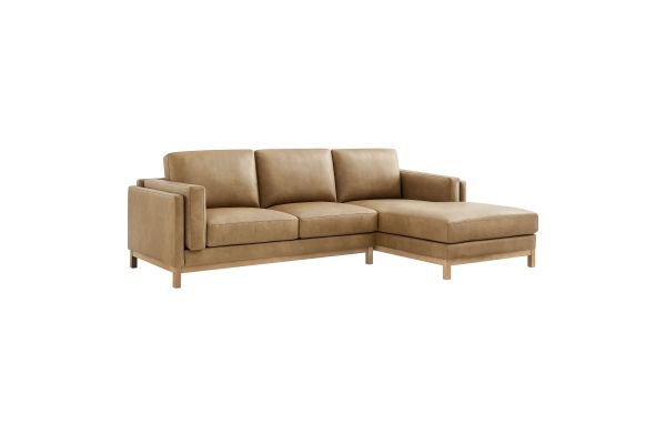 Roscoe Right-Facing Toast Sectional Sofa with Chaise by Modway