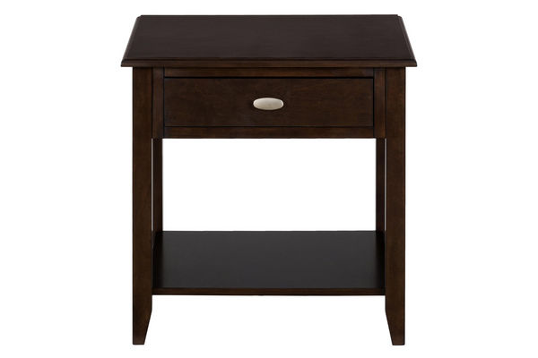 Merlot Square End Table