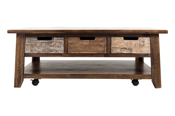 Castered Coffee Table with Drawers