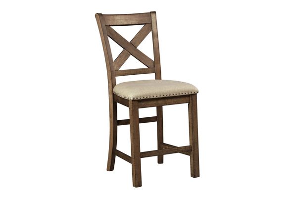 Moriville Upholstered Barstool Set of 2 by Ashley